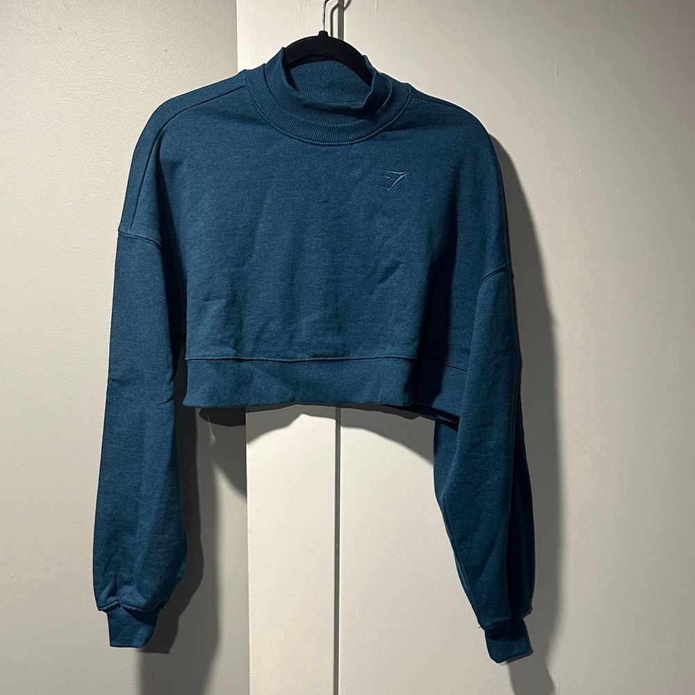 Gymshark Teal Crop Top